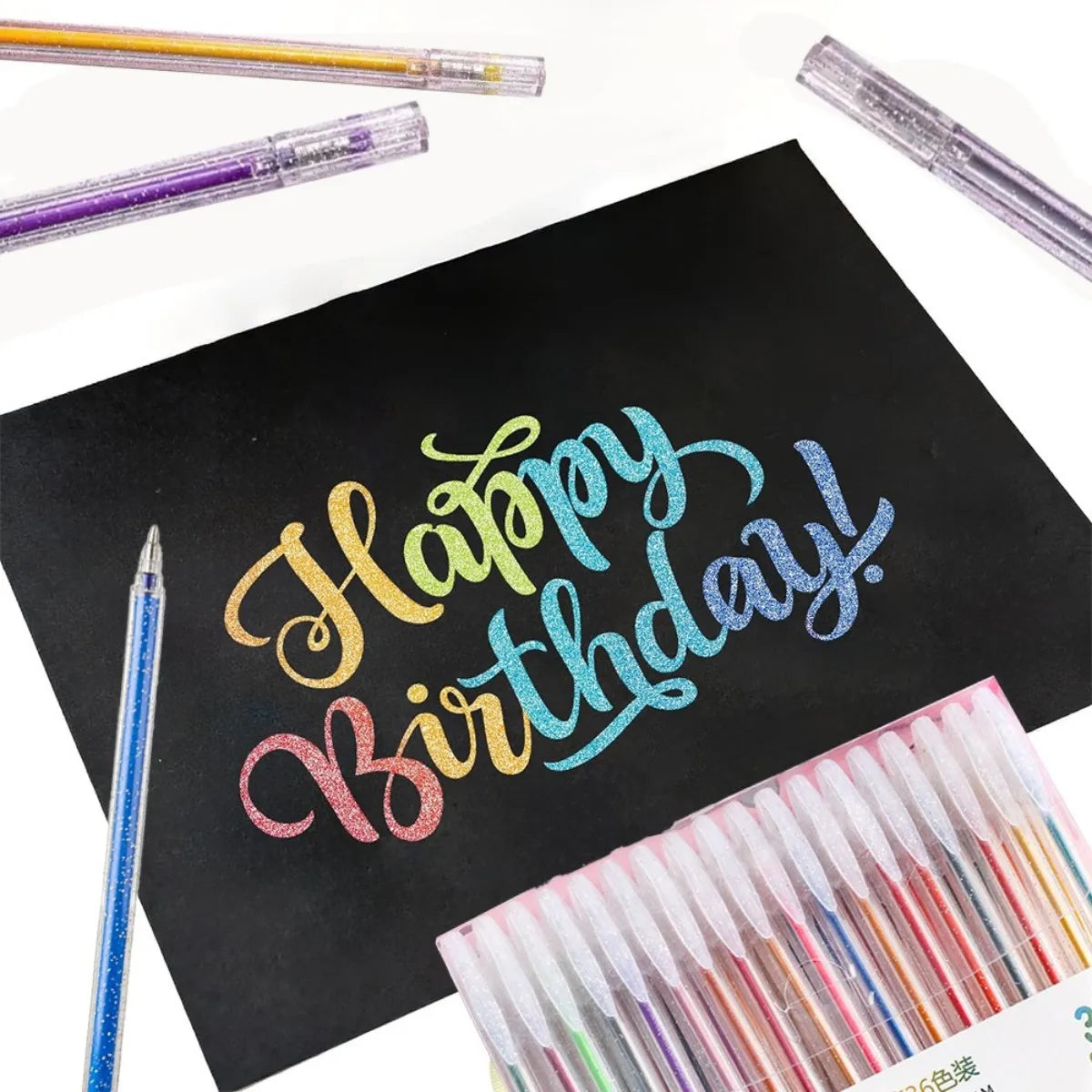 Coffret coloriage encre pailletée