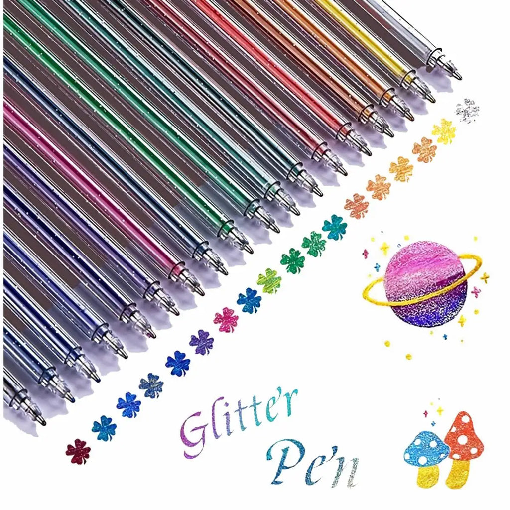 Coffret coloriage encre pailletée