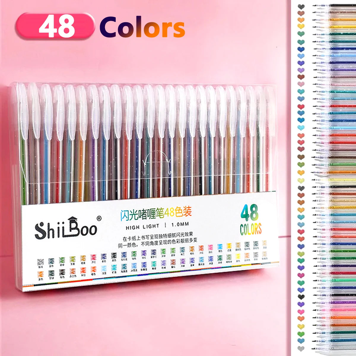 Coffret coloriage encre pailletée