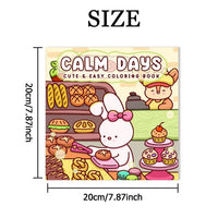 Carnet de coloriage supplémentaire 30 motifs cosy