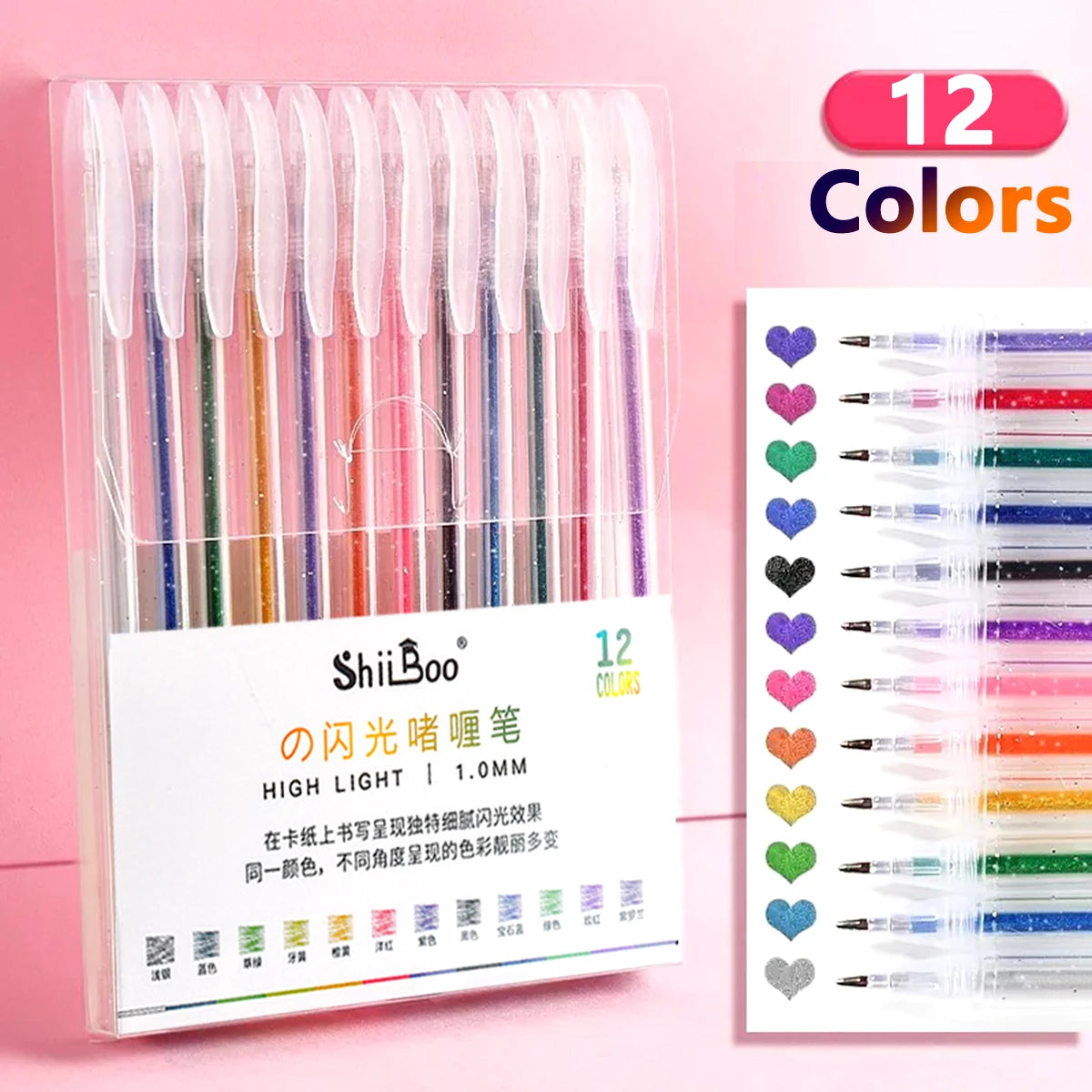 Coffret coloriage encre pailletée