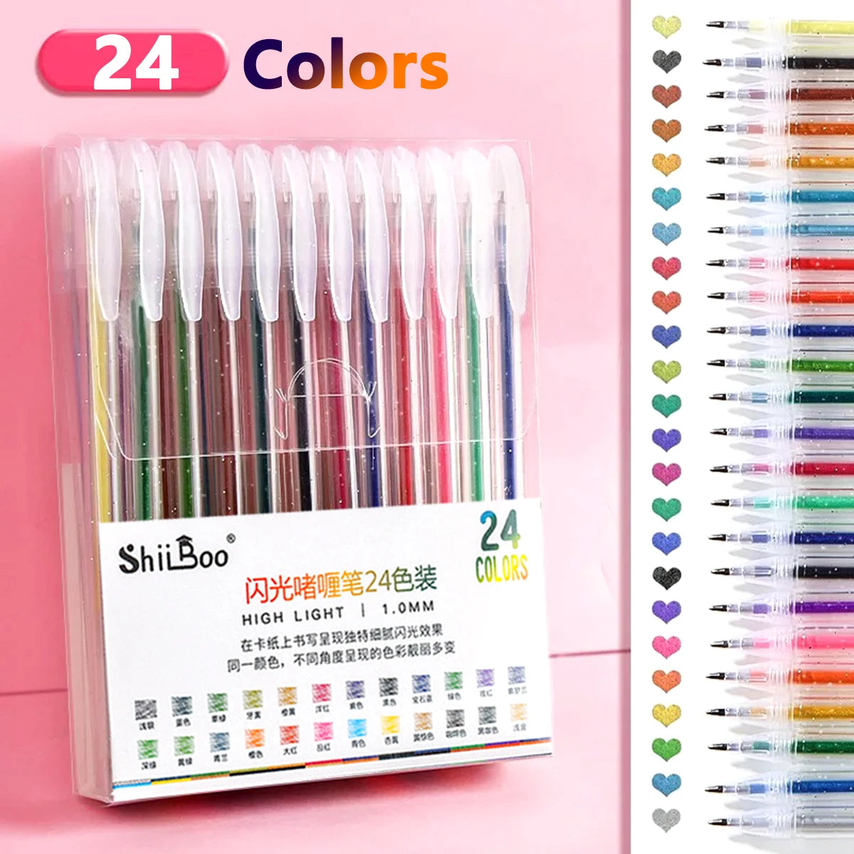 Coffret coloriage encre pailletée