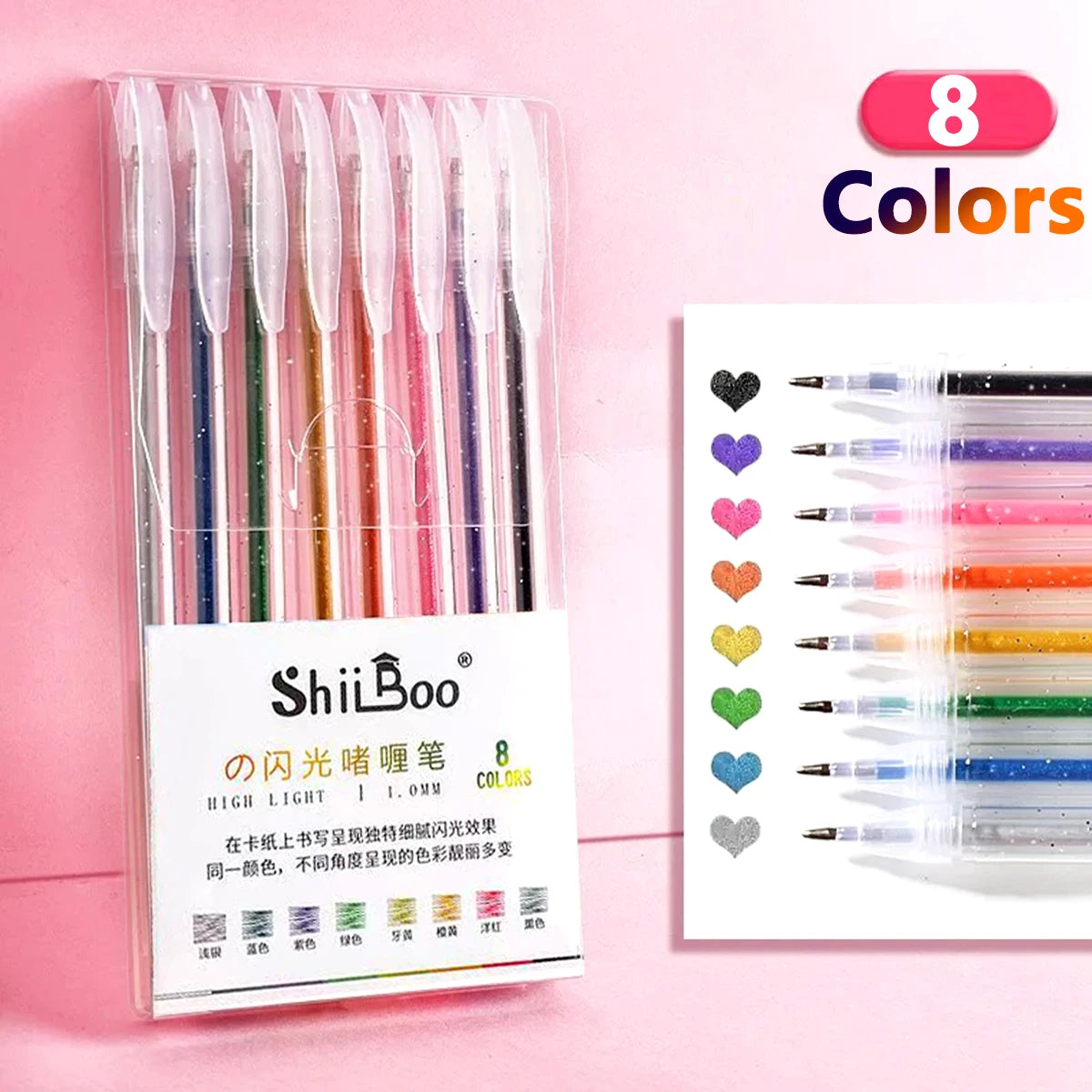 Coffret coloriage encre pailletée