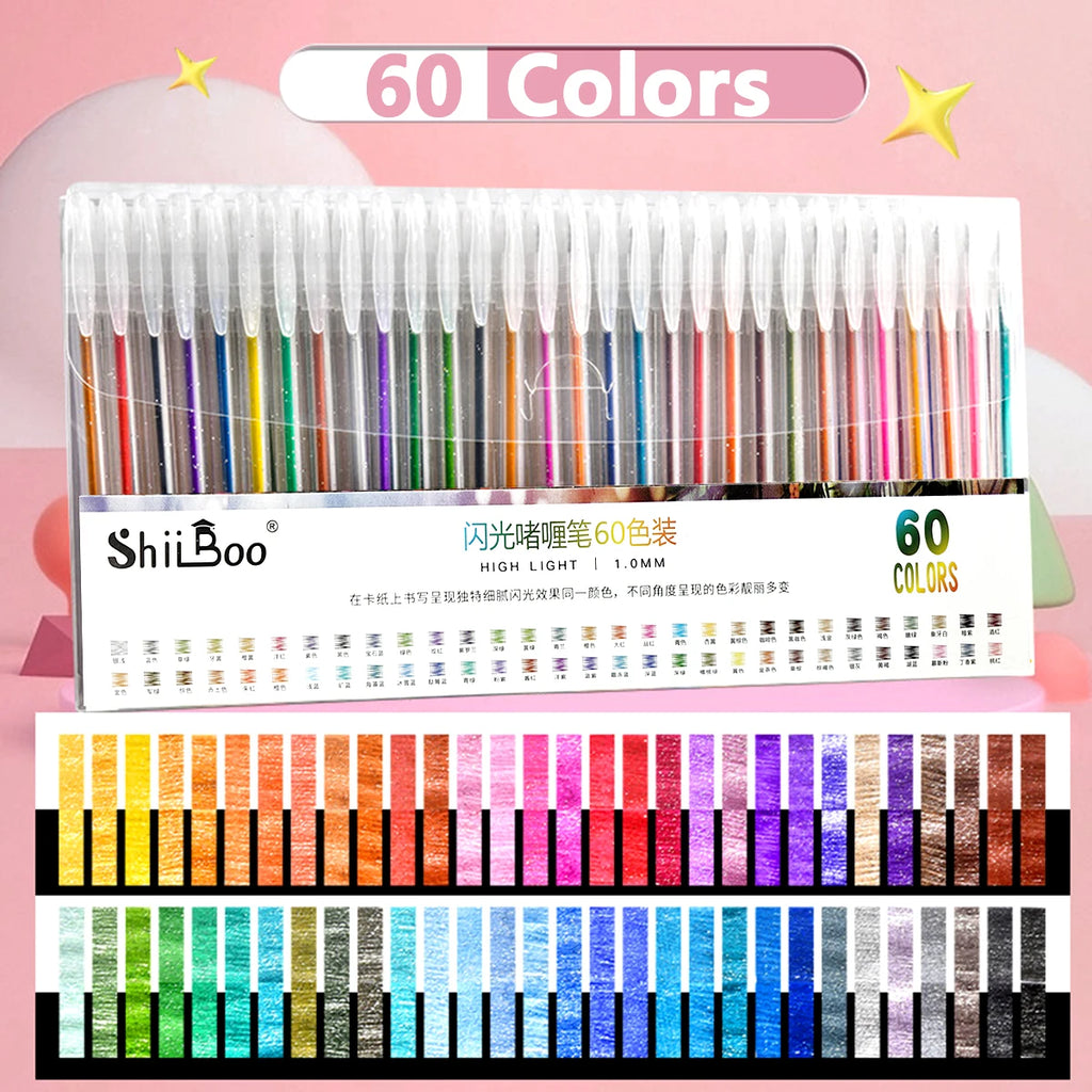Coffret coloriage encre pailletée